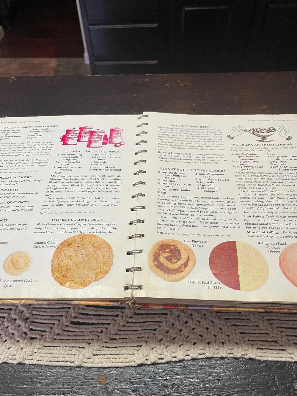 Betty Crocker Cooky Book - Red Cover with Colorful Cookie Collage